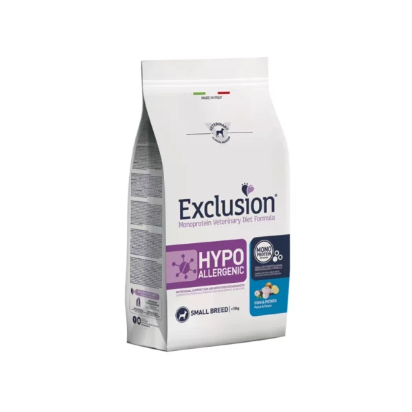 Exclusion Hypo Pesce e Patate Small Breed