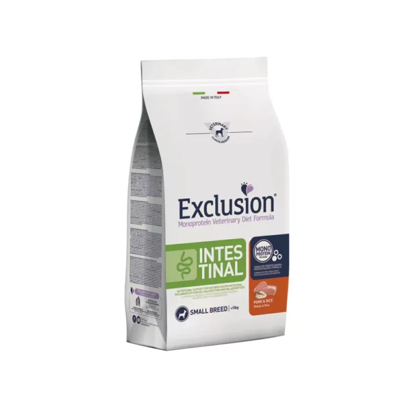 Exclusion Intestinal Maiale e Riso Small Breed