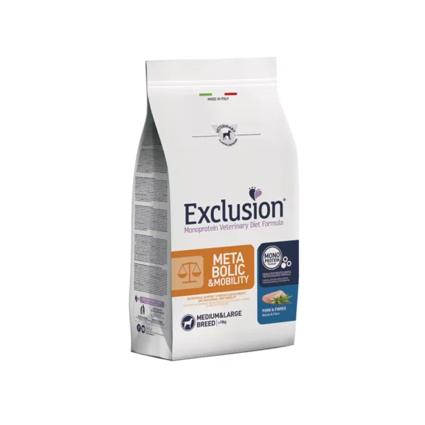 Exclusion Metabolic&Mobility Maiale e Fibre Medium Breed