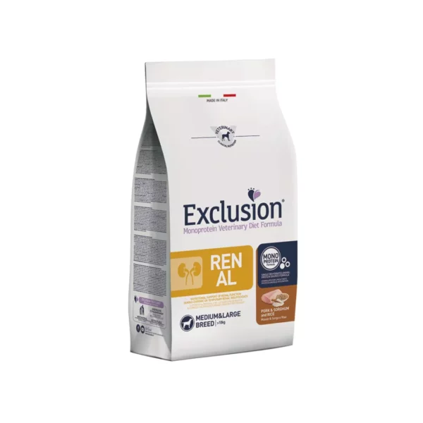 Exclusion Renal Maiale, Sorgo e Riso Medium Breed