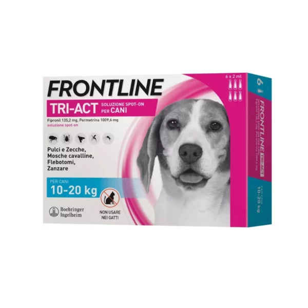 Frontline Tri-Act Spot-On 10/20kg 6 Fialette