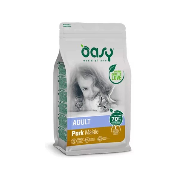 Oasy Gatto Adulto Maiale