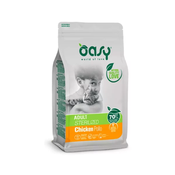 Oasy Gatto Sterilizzato Pollo