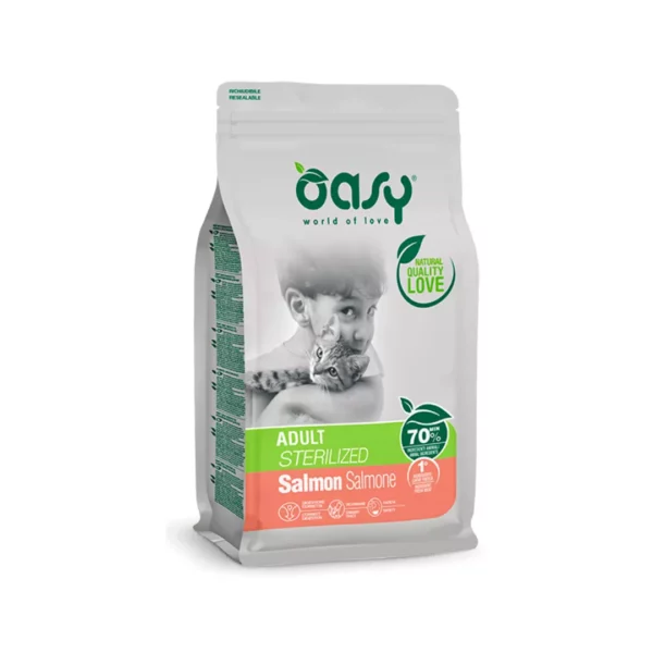 Oasy Gatto Sterilizzato Salmone