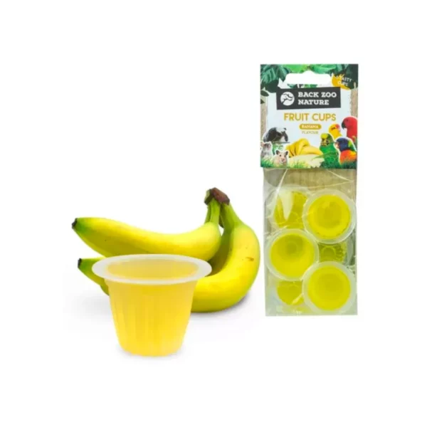 Back Zoo Fruit Cups 6 Cups Banana